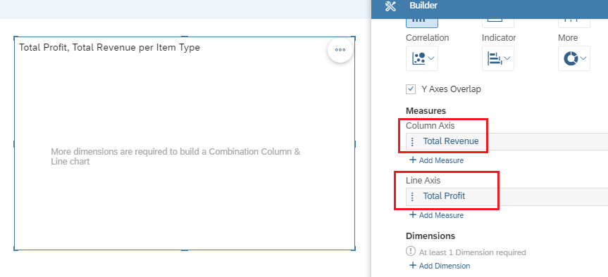 Combined Chart in SAP Analytics Cloud